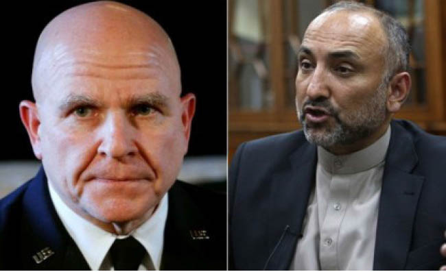Atmar, Mcmaster Discuss Executive  Political Cooperation Framework